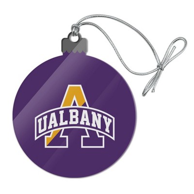 University at Albany Primary Logo Acrylic Christmas Tree Holiday Ornament