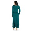 24seven Comfort Apparel Womens Long Sleeve Maxi Dress - 3 of 4