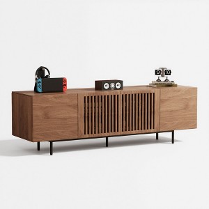 Luck Live 70.87-inch Walnut TV Stand Multifunctional Entertainment Center for Living Room & Bedroom - 1 of 4