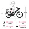 YONWAY 20 Inch Kids' Bicycles, Single Speed Bikes with Basket ＆ Adjustable Seat, Front V-Brake + Rear Coaster Brake for Kids Ages 8-12 - 4 of 4