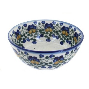 Blue Rose Polish Pottery 12E WR Unikat Large Bowl - 1 of 1
