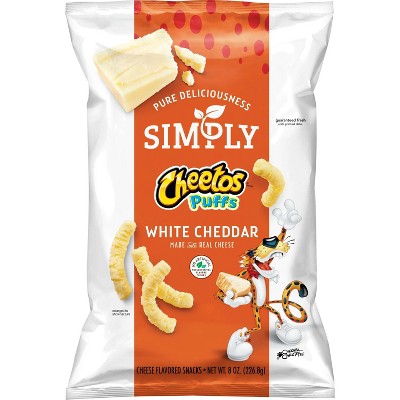 Cheetos FLAMIN HOT PUFFS Cheese Flavored Snacks Chips 8oz (3 Bags