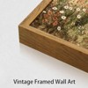 BRINJOY Vintage Wildflower Framed Canvas Wall Art - Countryside Landscape Painting for Farmhouse & Modern Decor - 4 of 4