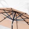 10' x 10' Outdoor 3-Tier Patio Market Umbrella - Captiva Designs - image 4 of 4