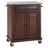 Solid Granite Top Portable Kitchen Cart/Island - Crosley - 2 of 4