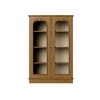 FUFU&GAGA Wooden Glass - Door Display Cabinet Storage Cabinet- 4 - Shelf Organizer for Kitchenware & Decor Accent Cabinet - 4 of 4