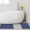 Classic Solid Eco-Friendly Modern Textured Premium Cotton Traditional 2-Piece Absorbent Bath Mat Set by Blue Nile Mills - 4 of 4