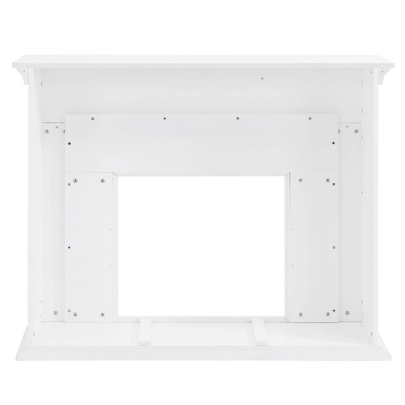 Tenmoor Marble Tiled Fireplace White - Aiden Lane, 5 of 13