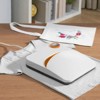 VEVOR Heat Press Machine,10x12inches Portable Shirt Printing Multifunctional Sublimation Transfer Heat Press Machine PTFE Coated, White&Orange - 2 of 4