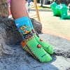 Giraffe in a Train Socks - from the Sock Panda (Ages 3-7) - 2 of 4