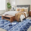 8x10 Area Rugs Geometric Neutral Living Room Rug Stain-Resistant Low Pile Non Slip Indoor - 3 of 4