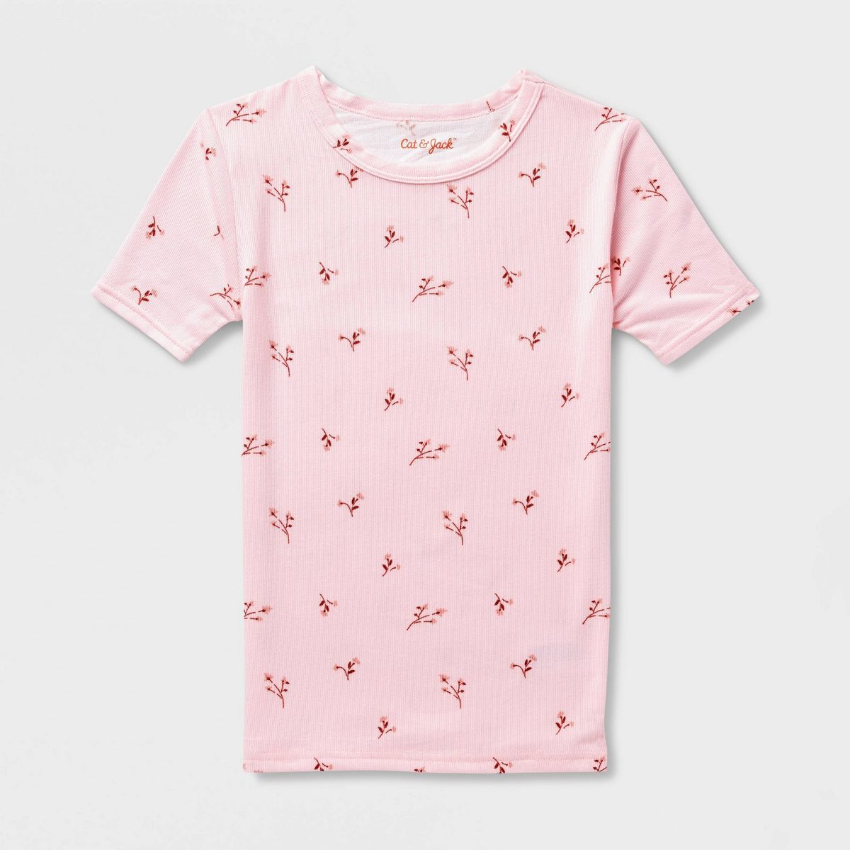 Girls' 2pc Tight Fit T-Shirt and Shorts Pajama Set - Cat & Jack™ - thumbnail 10