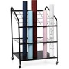 YIYIBYUS Mobile Paper Rolls Organizer, Floor File Material Storage Rack - 2 of 4