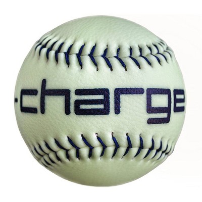 Chargeball Premium 12 In Circumference Fast Pitch Pro Hand Stitched Glow in the Dark Regulation Softball for Hitting, Catching, & Throwing (Ball Only)