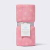 Rayon from Bamboo Jersey Quilted Blanket - Ditsy Floral - Pink - Cloud Island™ - 4 of 4