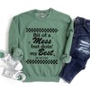 Simply Sage Market Women's Graphic Sweatshirt A Bit Of  A Mess - 2 of 4