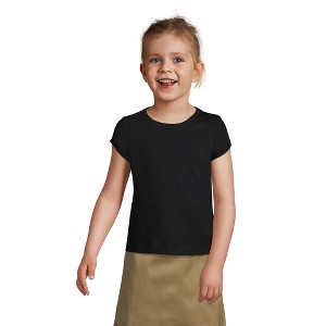 Lands' End School Uniform Kids Short Sleeve Essential T-shirt - 1 of 4