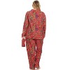 Women's Plus Size Three-Piece Pajama Set - White Mark - 3 of 3