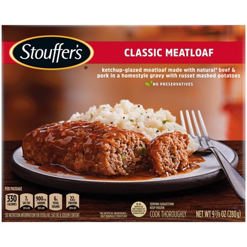 Stouffer's Frozen Classic Meatloaf - 9.875oz : Target