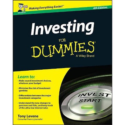 Investing for Dummies - UK - 4th Edition by  Tony Levene (Paperback)