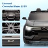 24V 2-Seater Ride On Car with Remote Control, SUV Licensed Chevrolet Blazer Battery Powered Cars for Kids, MP3 Player, LED Headlights, Bluetooth - 4 of 4