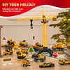 Joyfy 2025 Advent Calendar – 24 Days Alloy Construction Trucks & City Play Mat for Kids Engineering Vehicle for Christmas Gifts (Ages 3+)" - 2 of 4