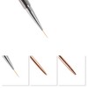 Unique Bargains Soft Nail Brush Rose Gold Tone Silver Tone 1 Pc - 3 of 4