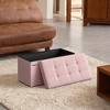 30" Storage Ottoman Bench, Ottoman with Storage, Ottoman Bench, Hold up to 660lb for Living Room - 2 of 4