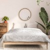 King Lisa Argyropoulos La Boho Snow Polyester Comforter + Pillow Shams Beige - Deny Designs: 300 Thread Count, Abstract Pattern - 3 of 4