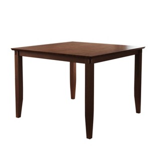 Alexander Square Counter Height Wood Dining Table Brown - Abbyson Living