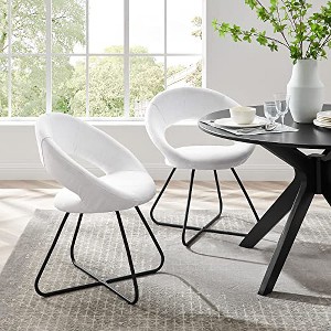 Modway Nouvelle Upholstered Fabric Dining Chair Set of 2 - 1 of 1