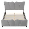 Full Size Upholstered Platform Bed with Headboard - 3 of 4