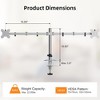Craze Ventures Dual Monitor Stand for Large Screens - 2 of 4