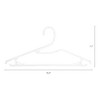 REGALWOVEN Durable Space Saving Plastic Organizational Clothes Hangers 10 Pcs - 2 of 4
