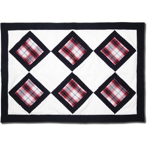 Pavilion Gift Company - Fire Truck - 27" x 40" Chenille Baby Blanket  - Throw Blankets - 1 of 4