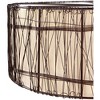 Mark & Day Aggsbach 8"H x 22"W x 22"D Global Rust Ceiling Lights - 2 of 4