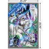 Trends International Sheena Pike - Daydream Galaxy Wolves Framed Wall Poster Prints - 3 of 4
