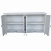 Bella Depot 60.24''W Wood Accent Buffet Cabinet with 4 Doors for Entryway, Living Room, Bedroom, Dining Room - 4 of 4