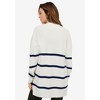 ellos Plus Size Shaker Stitch Cardigan - 3 of 4