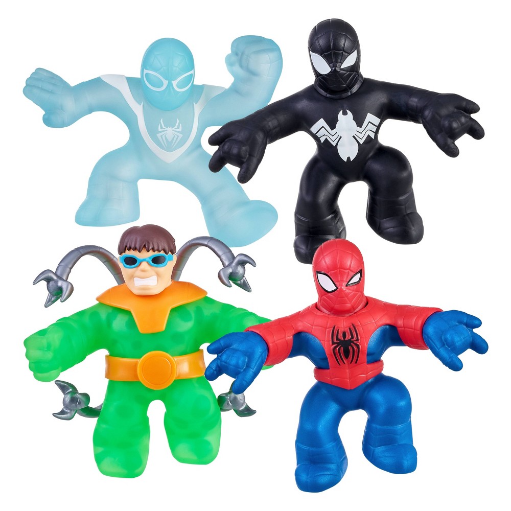 Heroes of Goo Jit Zu Marvel Spider-Man Mega 4 Pack - 4 Exclusive Heroes (Target Exclusive)