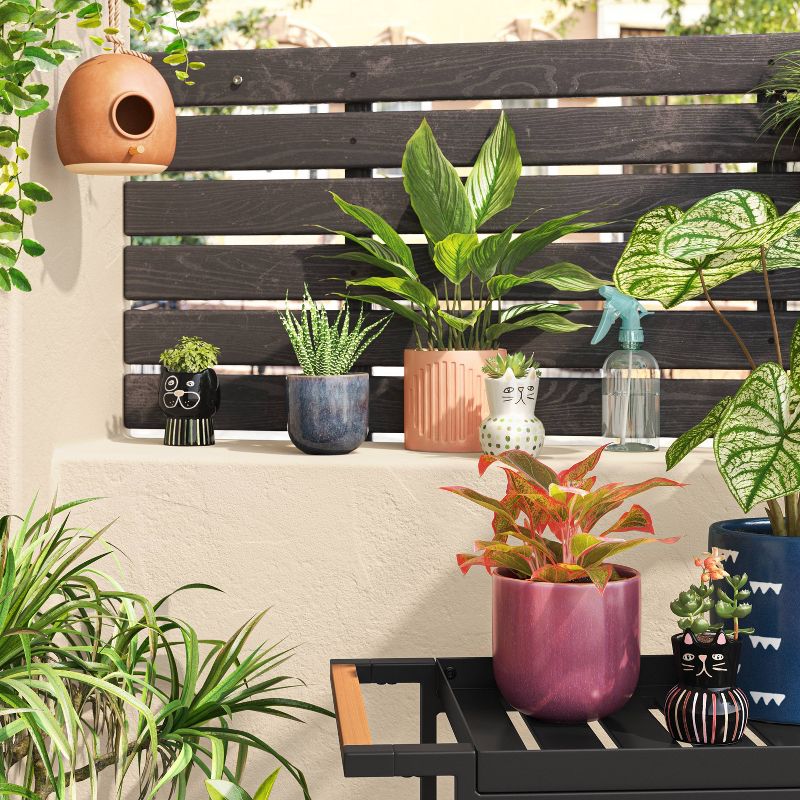 Family Pet Ceramic Indoor Outdoor Planter Pot 3.15"x3.15" - Threshold™, 3 of 13