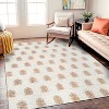 World Rug Gallery Scandinavian Arrow Shag Rug – Modern Look – Anthracite Dark Gray – Easy Maintenance - 2 of 4