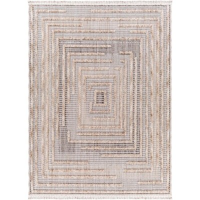 Mark & Day Lockridge 7'10"x10' Rectangle Woven Indoor Area Rugs Gray: Geometric, Stain-Resistant, Modern, Pet Friendly