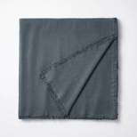 Twin/Twin XL 100% Cotton Bed Blanket Slate Blue - Threshold™ designed with Studio McGee