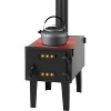 GOCAPTAIN Alloy Steel Camping Wood Stove ¨C Portable Outdoor Wood Burning Stove, Tent Stove for Hot Tents, Hunting, Ice Fishing, Backyard Cooking - 2 of 4