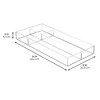 4-Section Stackable Makeup Drawer Organizer - Clear - 2 of 4