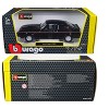 1982 Ford Capri Black with Stripes 1/24 Diecast Model Car by Bburago - 3 of 3