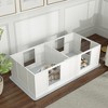 Gulches PawHut Whelping Box for Dogs with Waterproof Whelping Pad,for Small Dogs, 65" L x 31.5" W x 19" H - 4 of 4