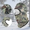 Unique Bargains Ice Silk Snake Pattern Balaclava Face Mask Dark Green 1 Pc - 4 of 4