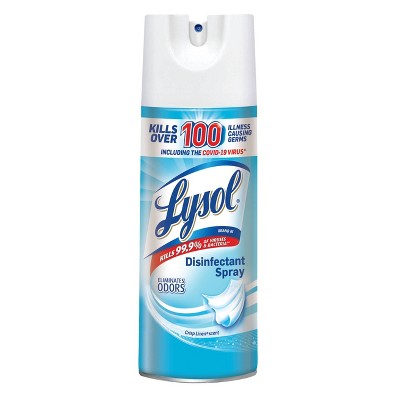 Lysol Crisp Linen Scented Disinfectant Spray - 12.5oz